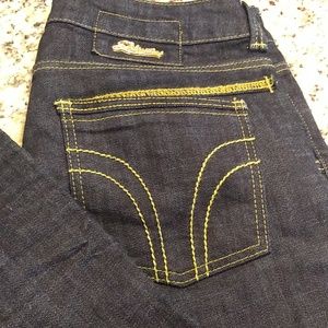 Serfontaine dark rinse jeans nwot
